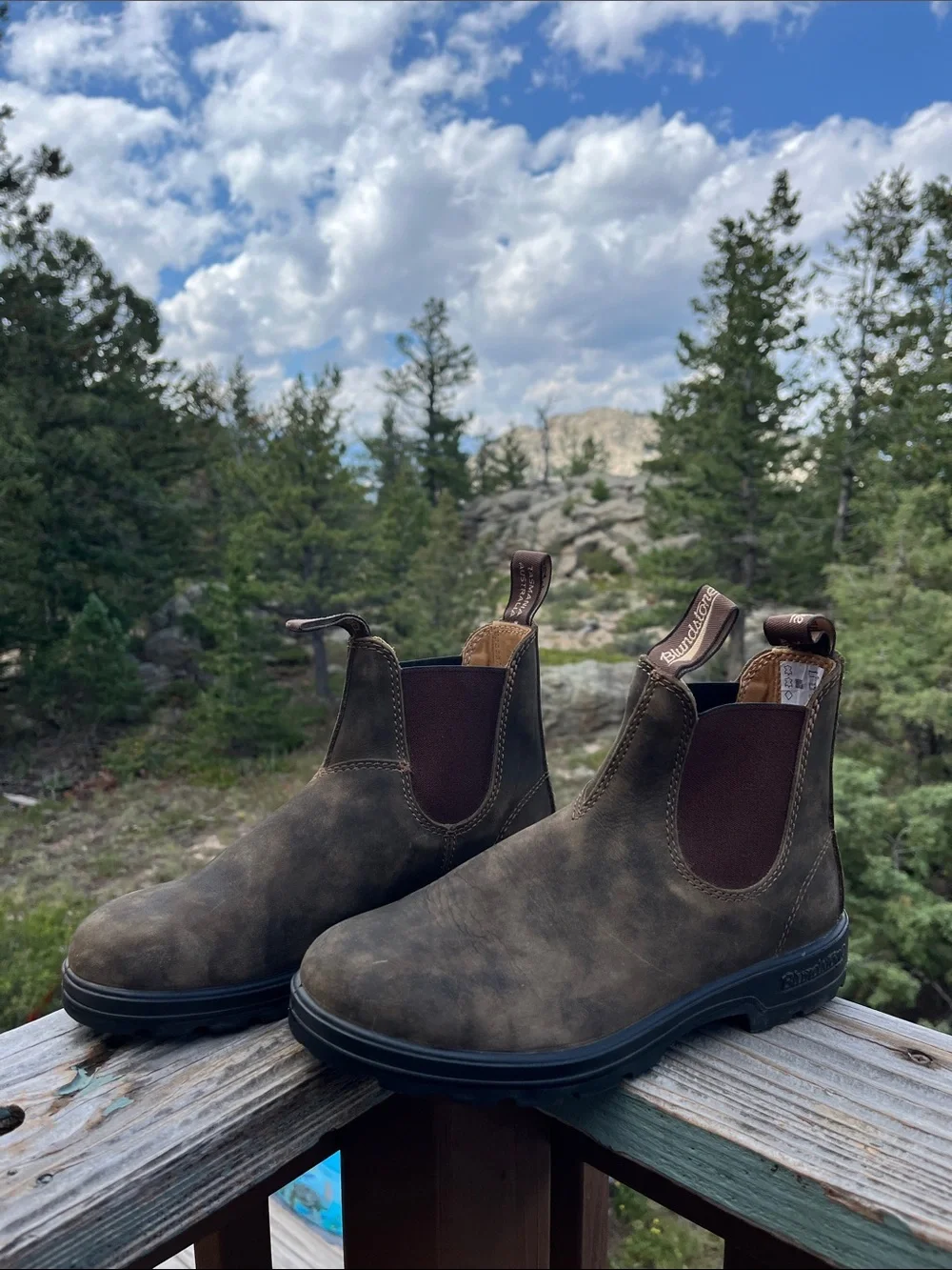 Blundstone Women's Classics #585 Chelsea Boots in Rustic Brown Sz AU 6 = US W9